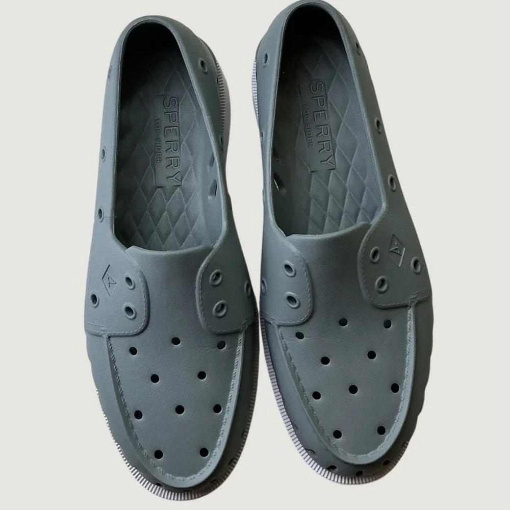 Sperry Top-Sider Authentic Original Float Mens Gray Water Boat Shoes Size 10 M